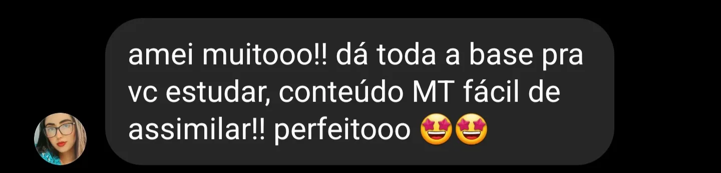 Depoimento de aluna